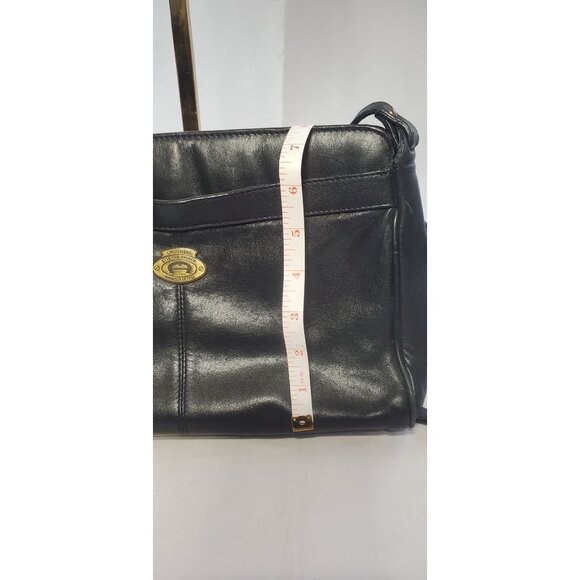 Etienne Aigner Shoulder Bag Handbag Purse Leather Black w/ Signature Lining - Picture 10 of 10